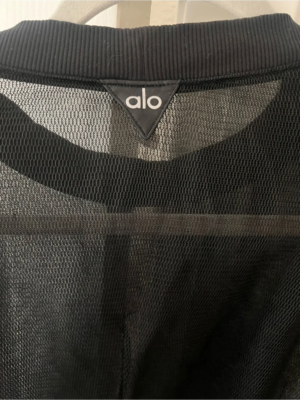 Alo Yoga Row mesh long sleeve sheer